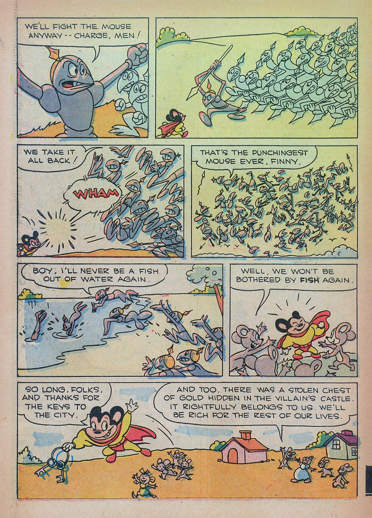 Read online Paul Terry's Mighty Mouse Comics comic -  Issue #26 - 34