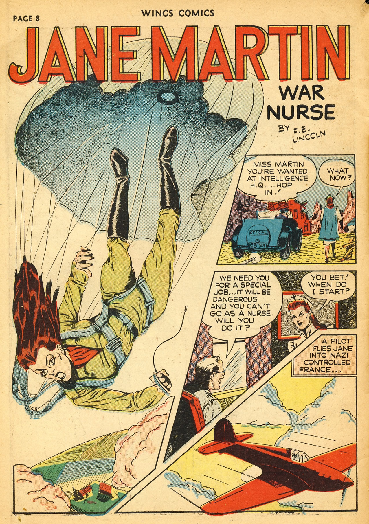 Read online Wings Comics comic -  Issue #14 - 11