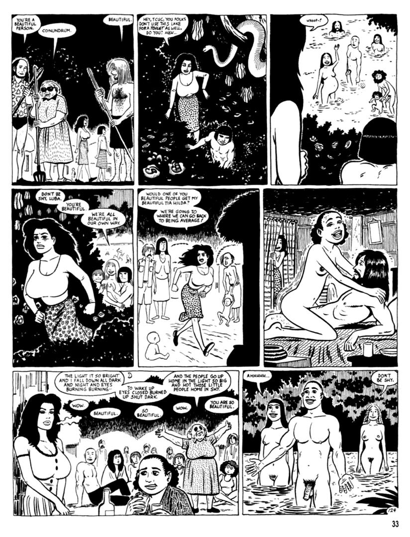 Read online Love and Rockets (1982) comic -  Issue #40 - 35