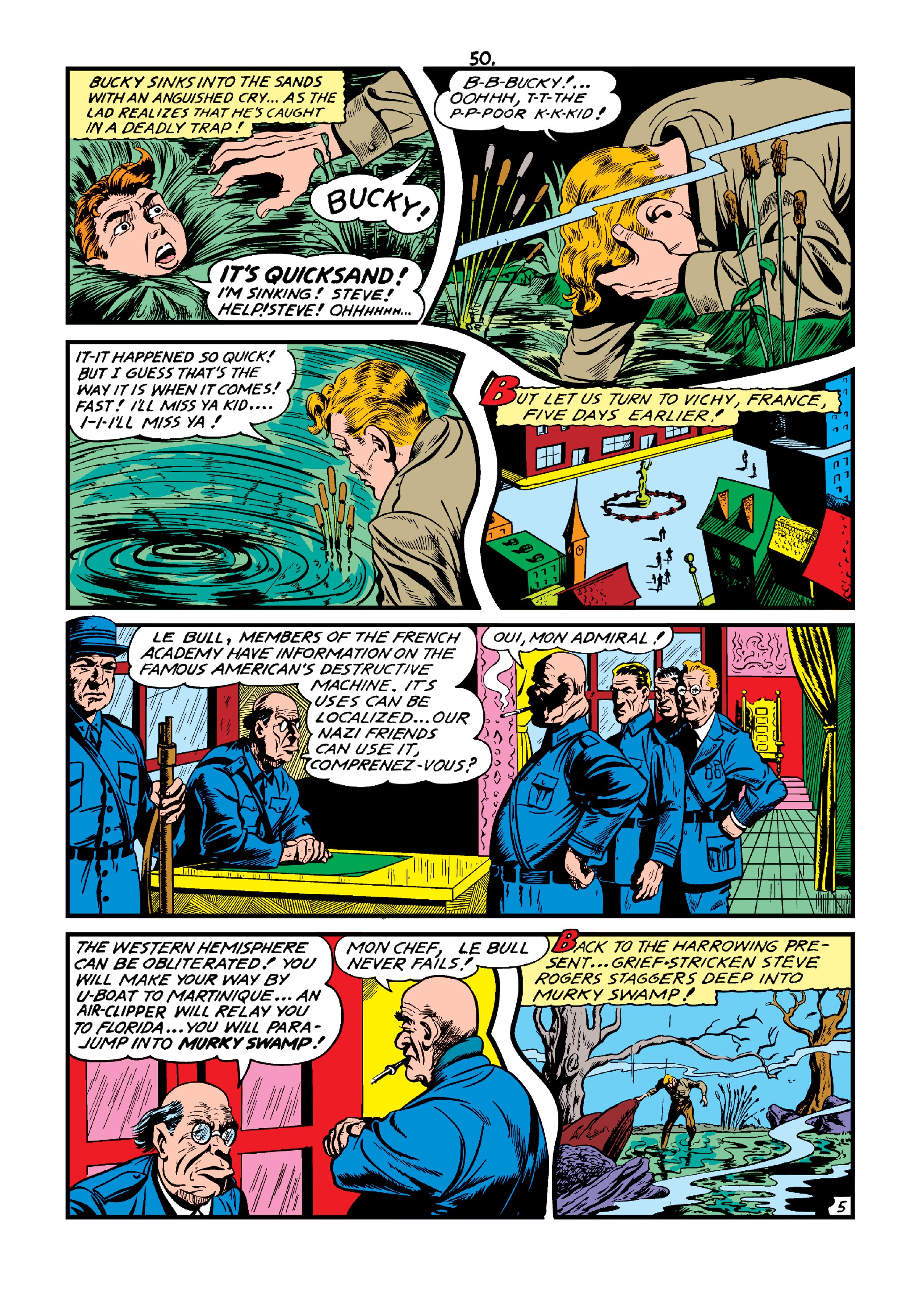 Read online Marvel Masterworks: Golden Age Captain America comic -  Issue # TPB 5 (Part 1) - 59