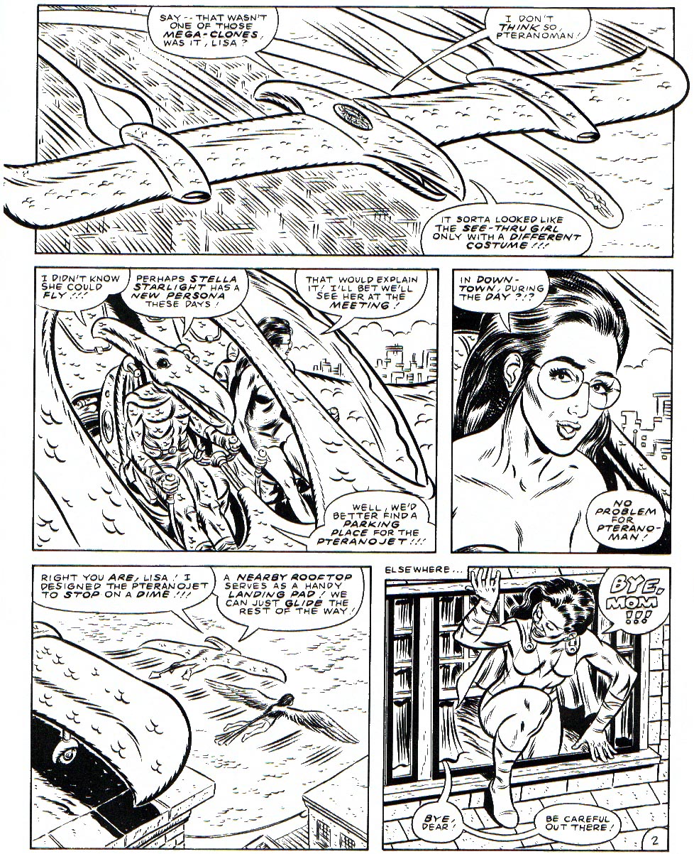 Read online Don Simpson's Bizarre Heroes comic -  Issue #3 - 4