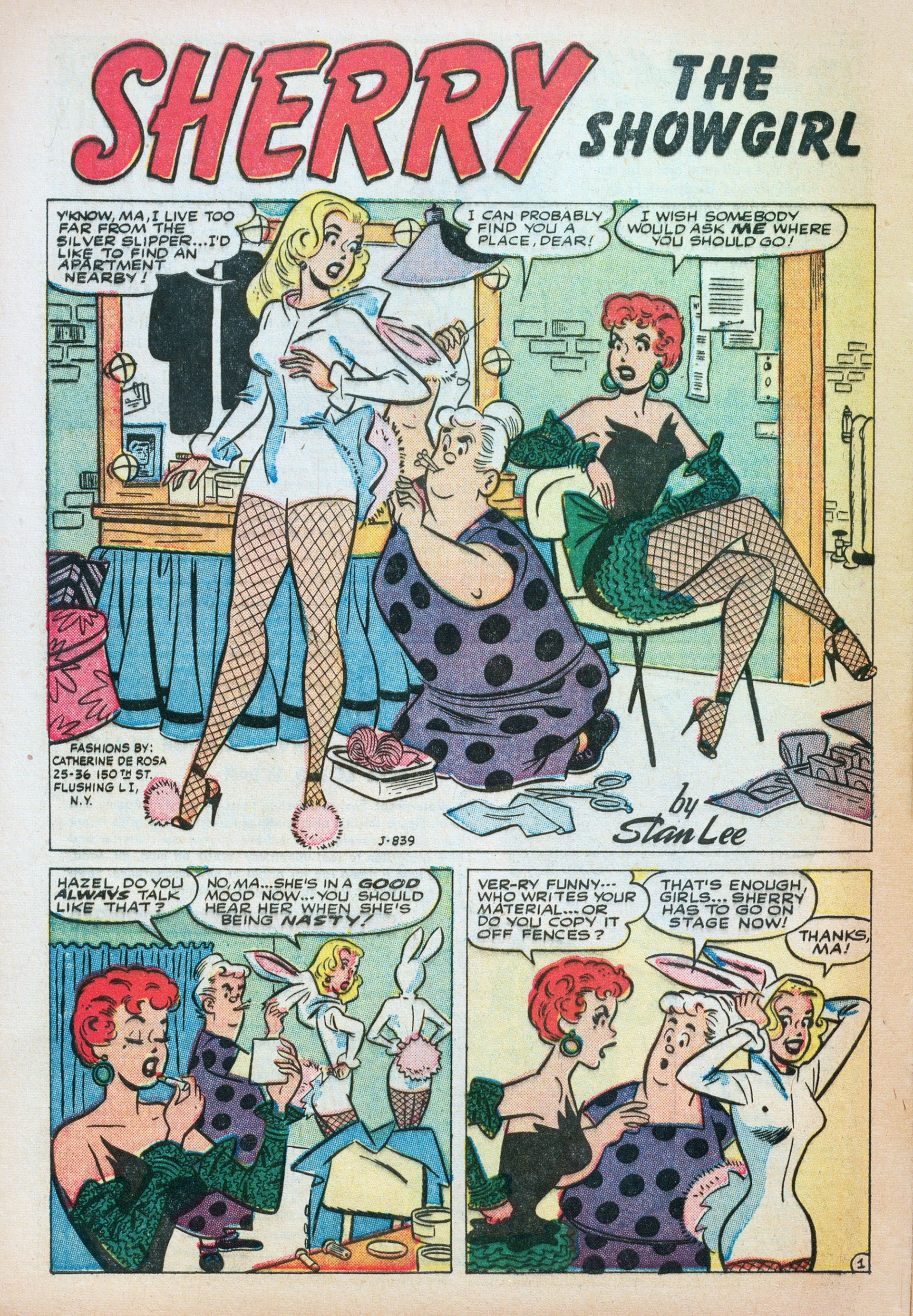 Read online Sherry the Showgirl (1956) comic -  Issue #1 - 28