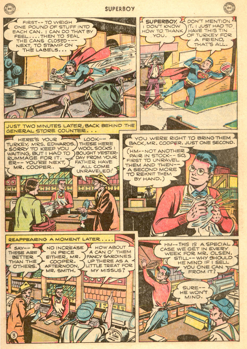 Read online Superboy (1949) comic -  Issue #6 - 14