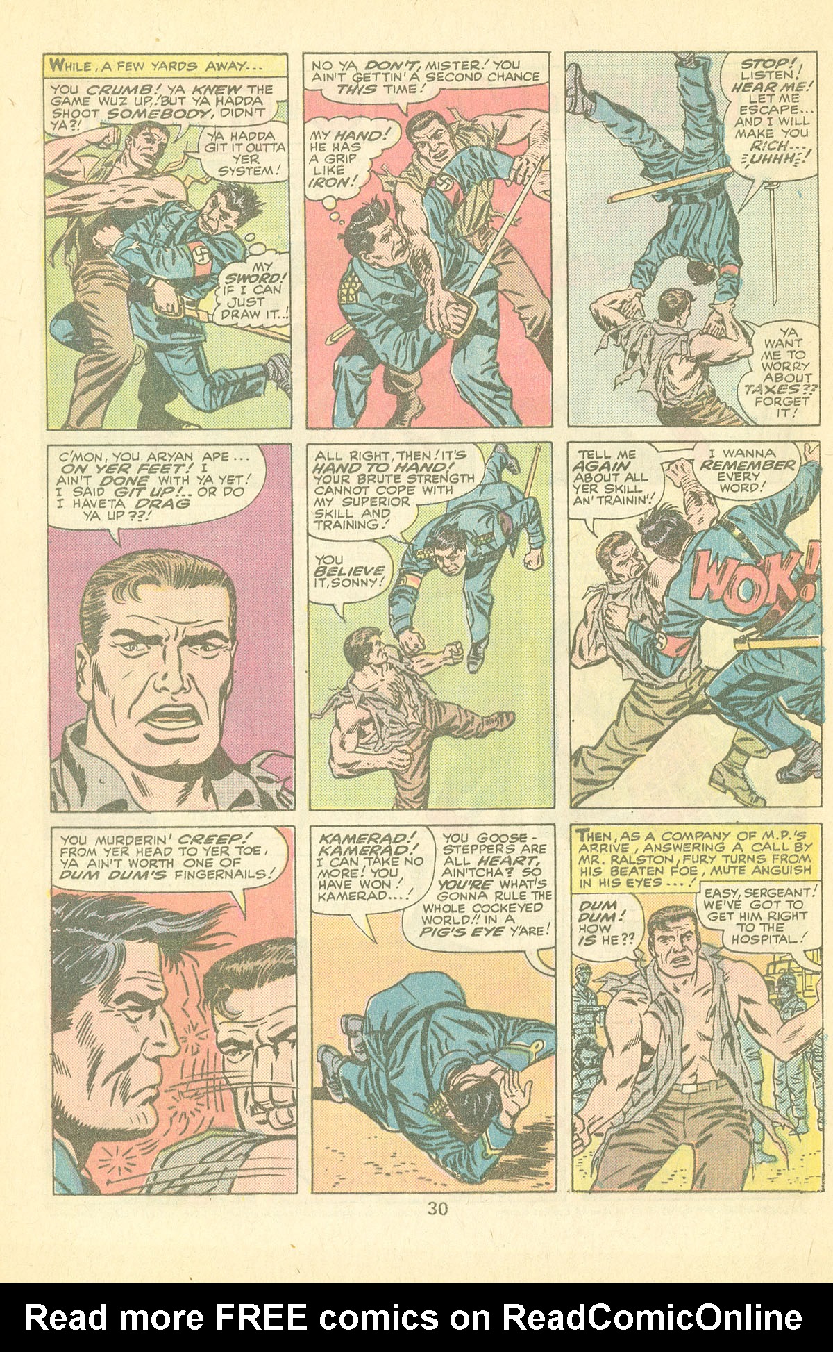 Read online Sgt. Fury comic -  Issue #126 - 32