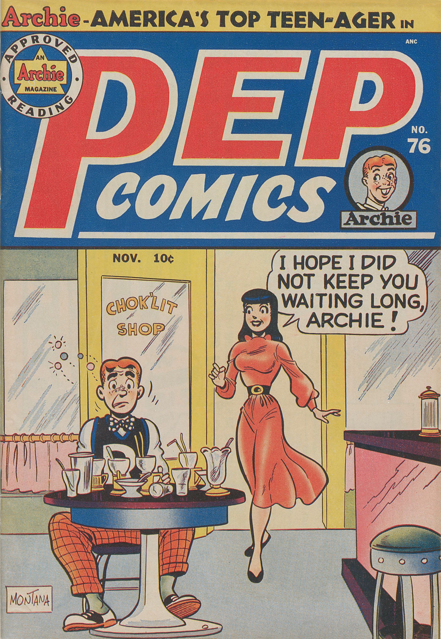Read online Pep Comics comic -  Issue #76 - 1