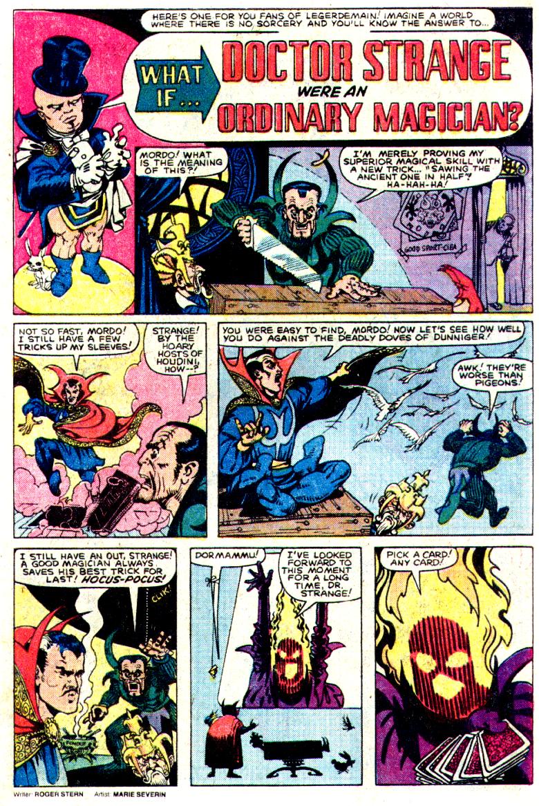 Read online What If? (1977) comic -  Issue #34 - The Watcher were a stand up comedian - 33