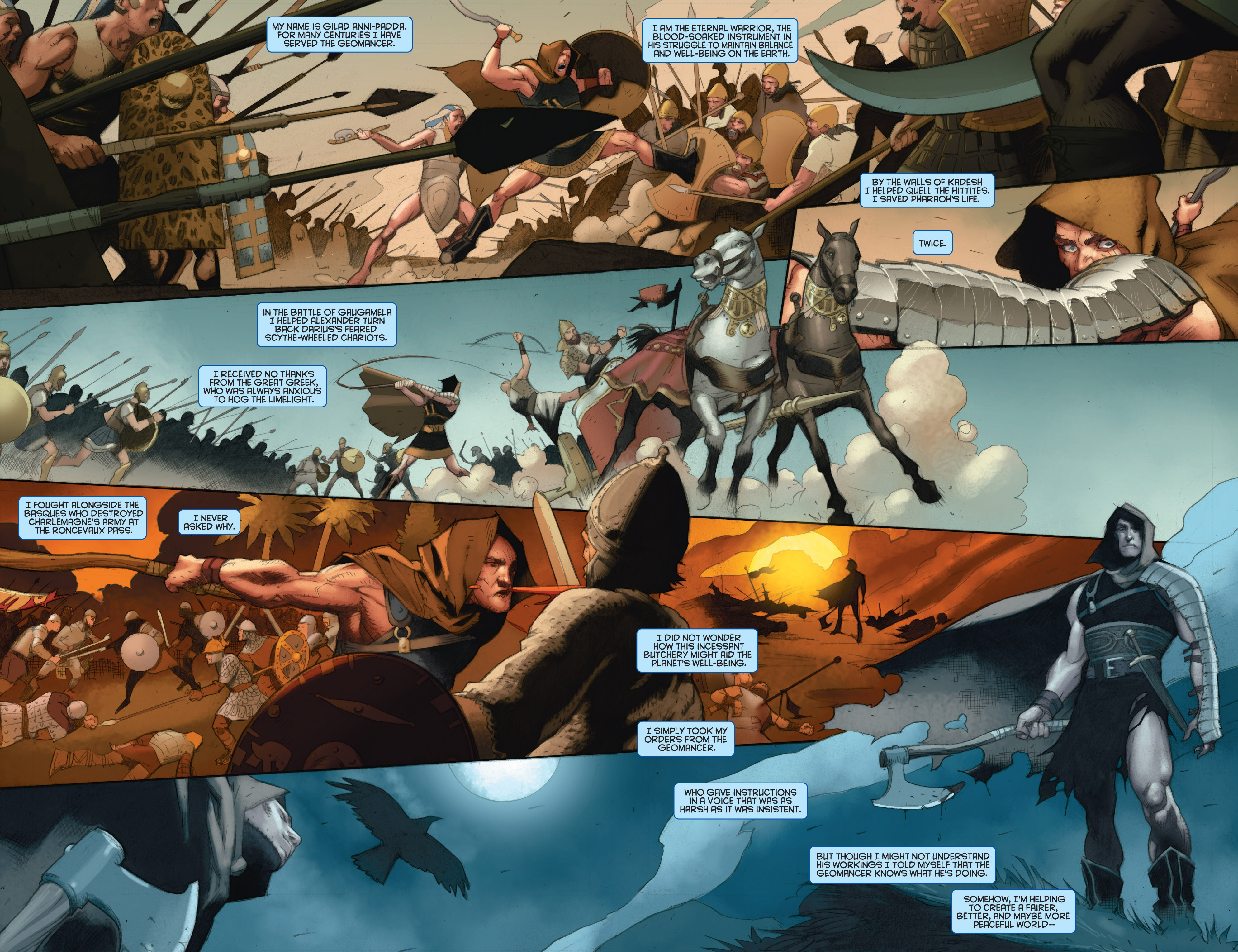 Read online Eternal Warrior: Days of Steel comic -  Issue #1 - 4