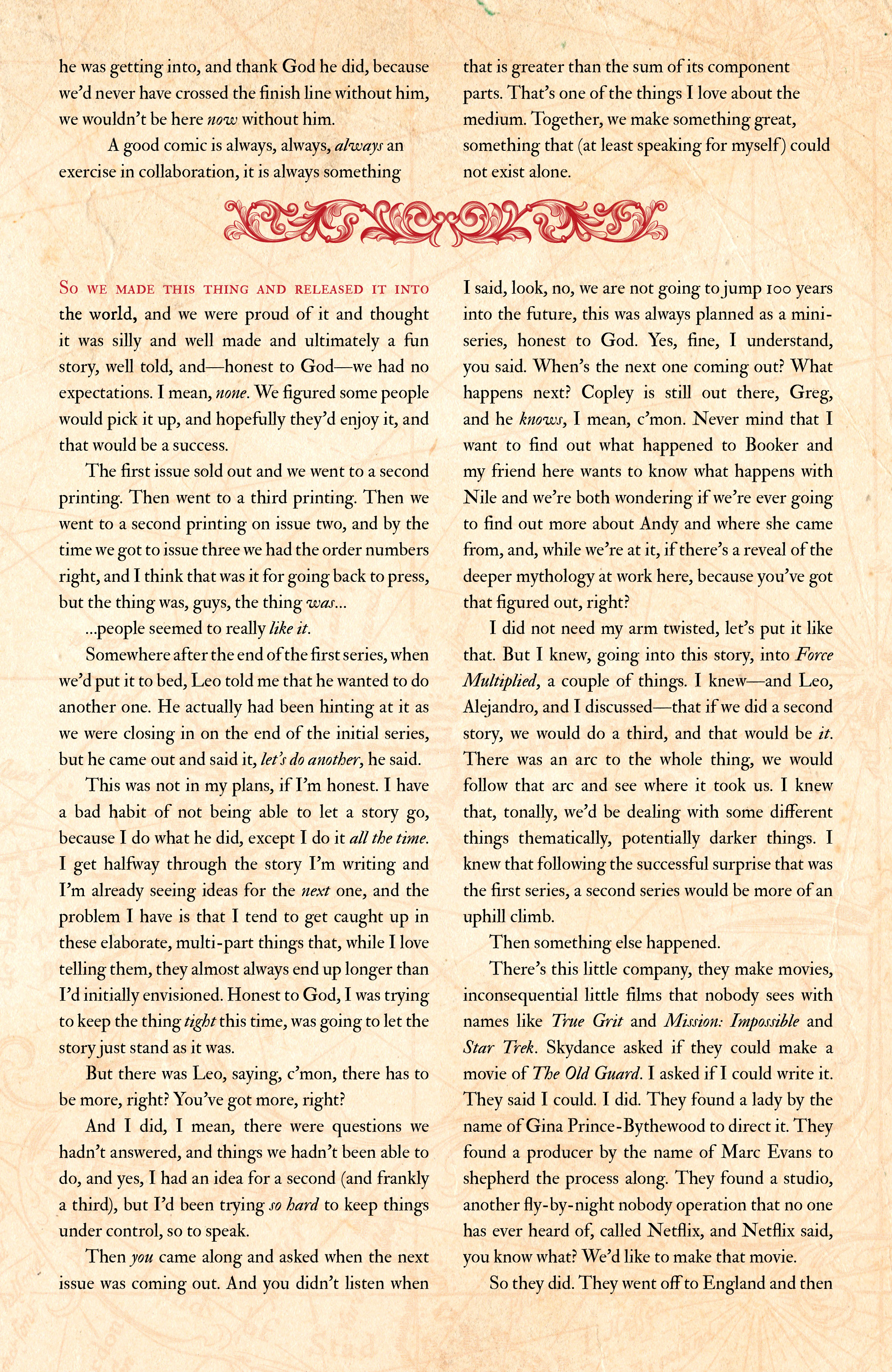 Read online The Old Guard: Force Multiplied comic -  Issue #1 - 29