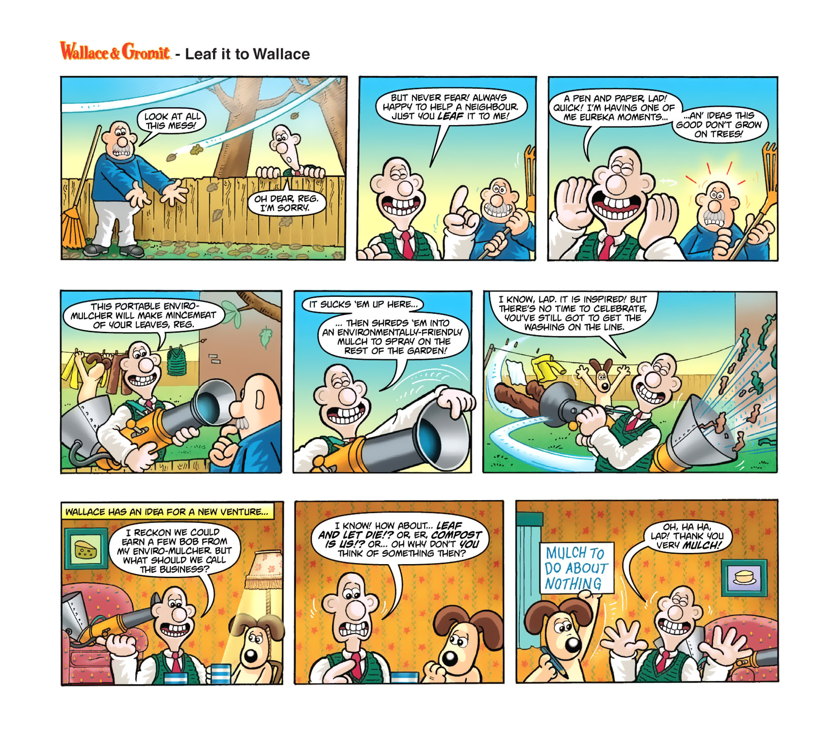 Read online Wallace & Gromit Dailies comic -  Issue #6 - 8