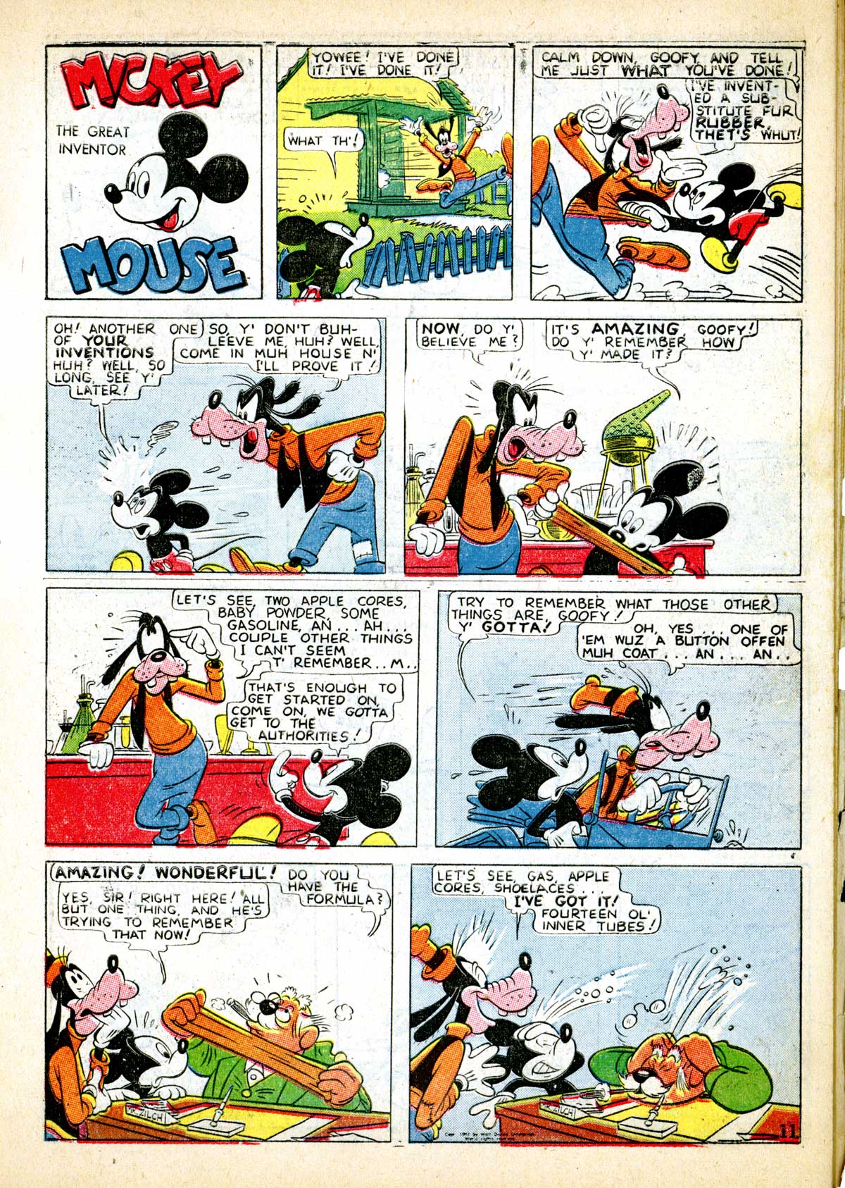 Read online Walt Disney's Comics and Stories comic -  Issue #35 - 12