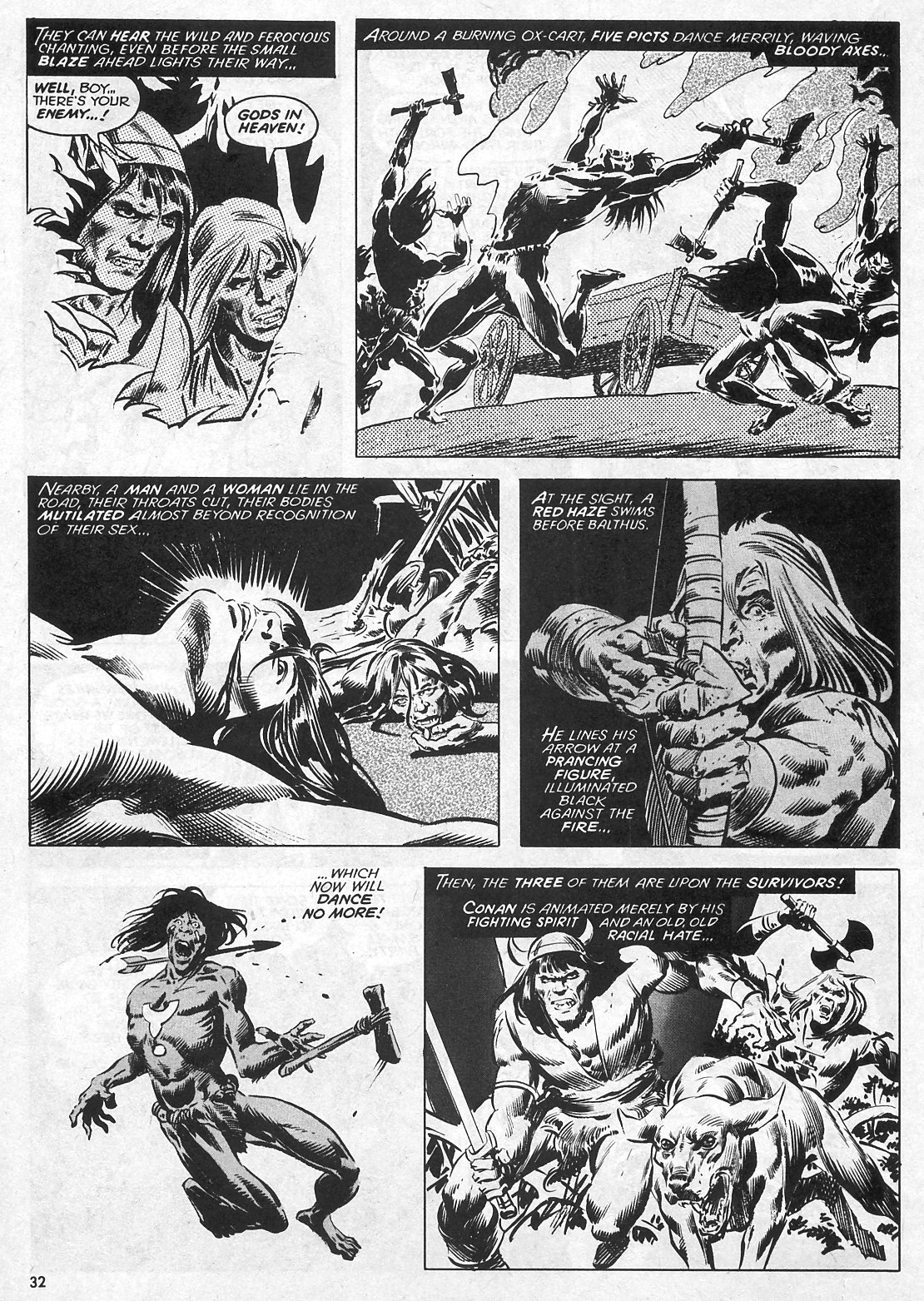 Read online The Savage Sword Of Conan comic -  Issue #27 - 32