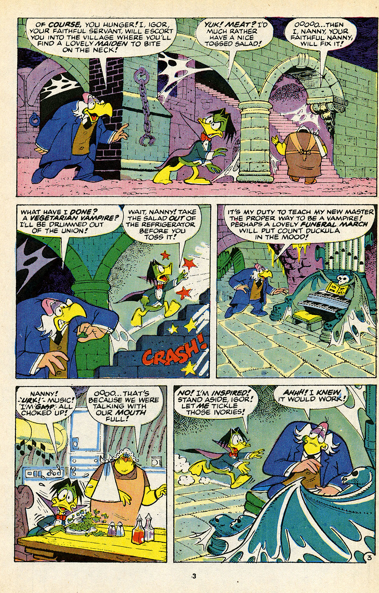 Read online Count Duckula comic -  Issue #1 - 5
