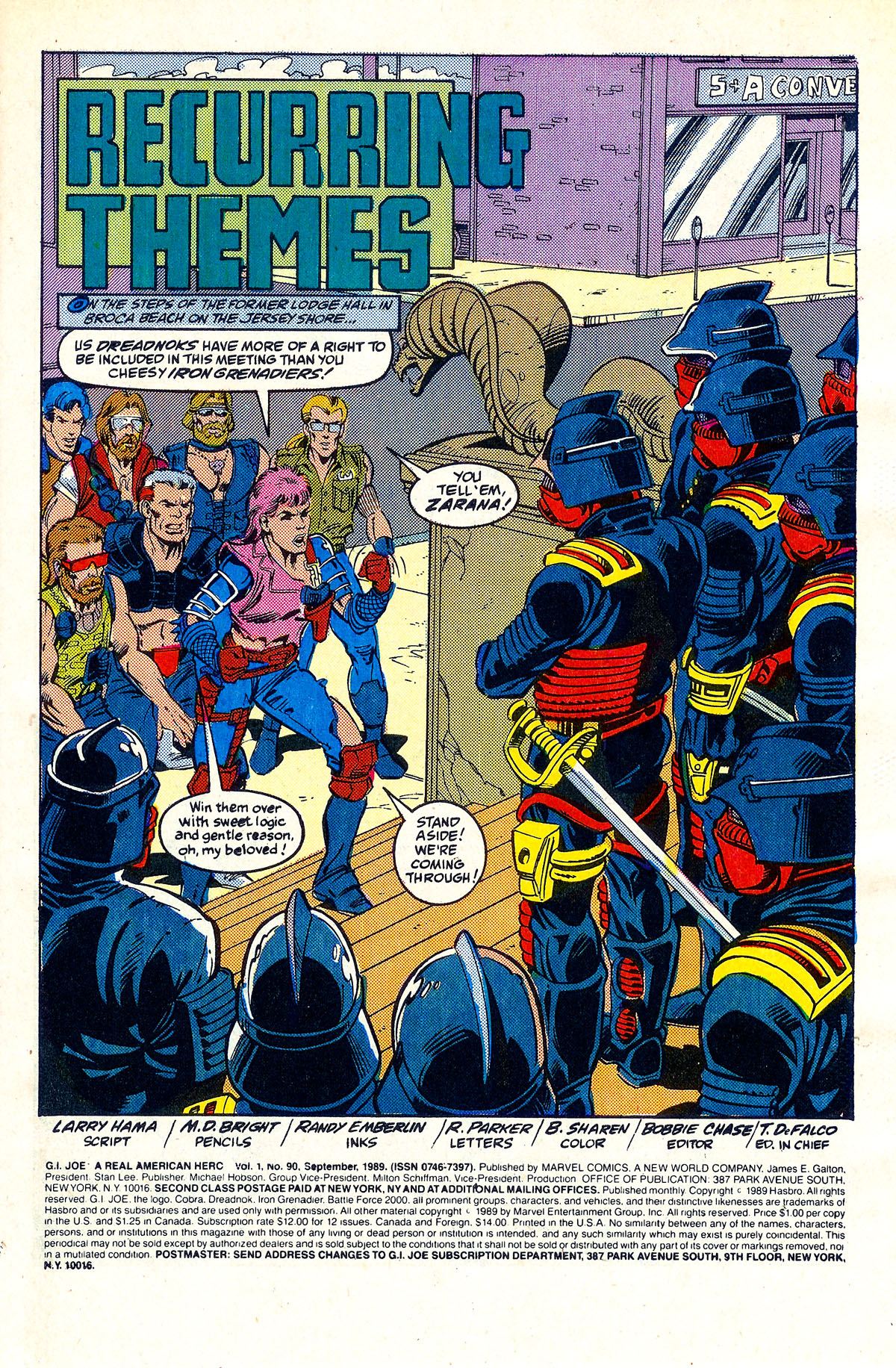 Read online G.I. Joe: A Real American Hero comic -  Issue #90 - 2