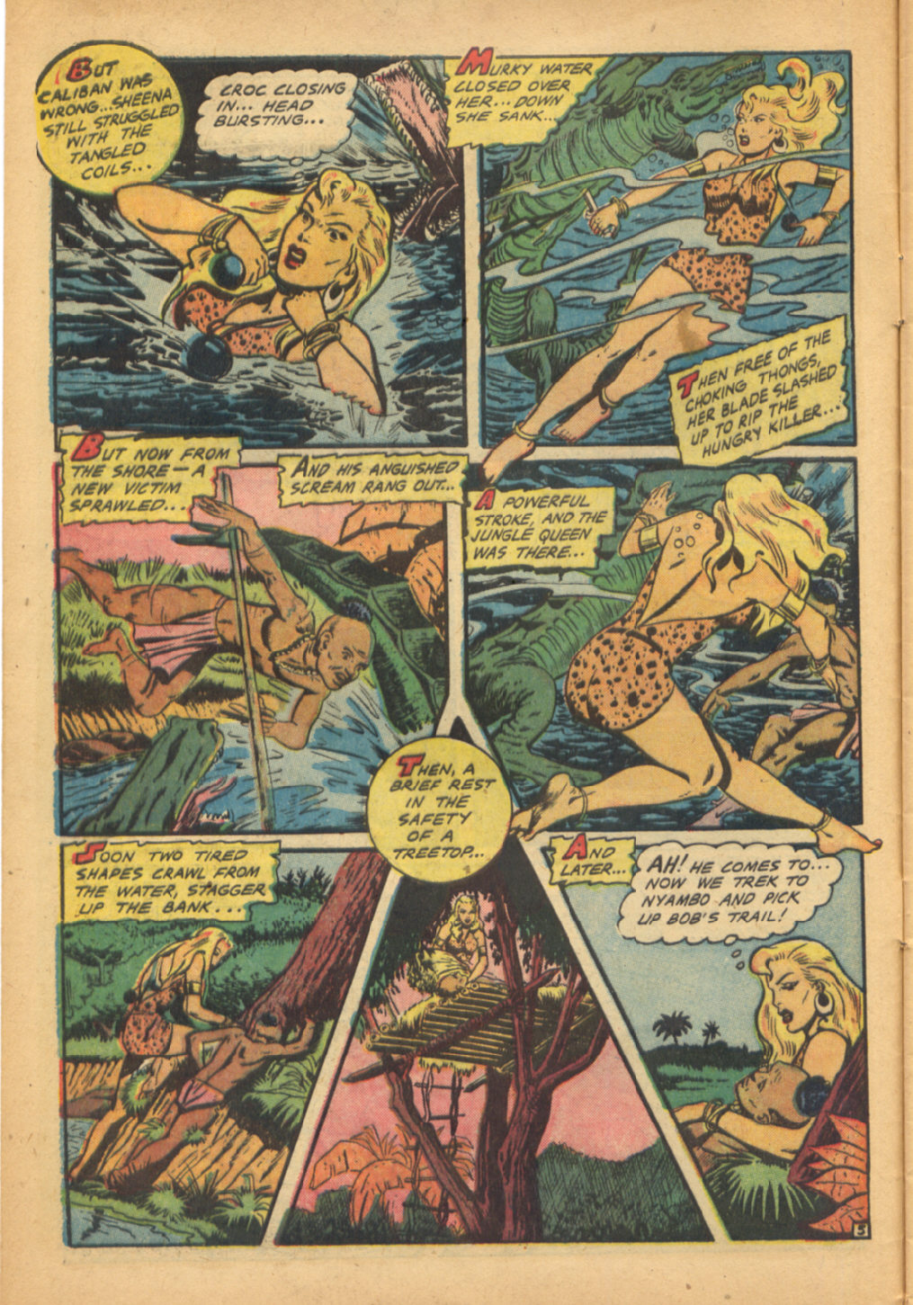 Read online Sheena, Queen of the Jungle (1942) comic -  Issue #16 - 8