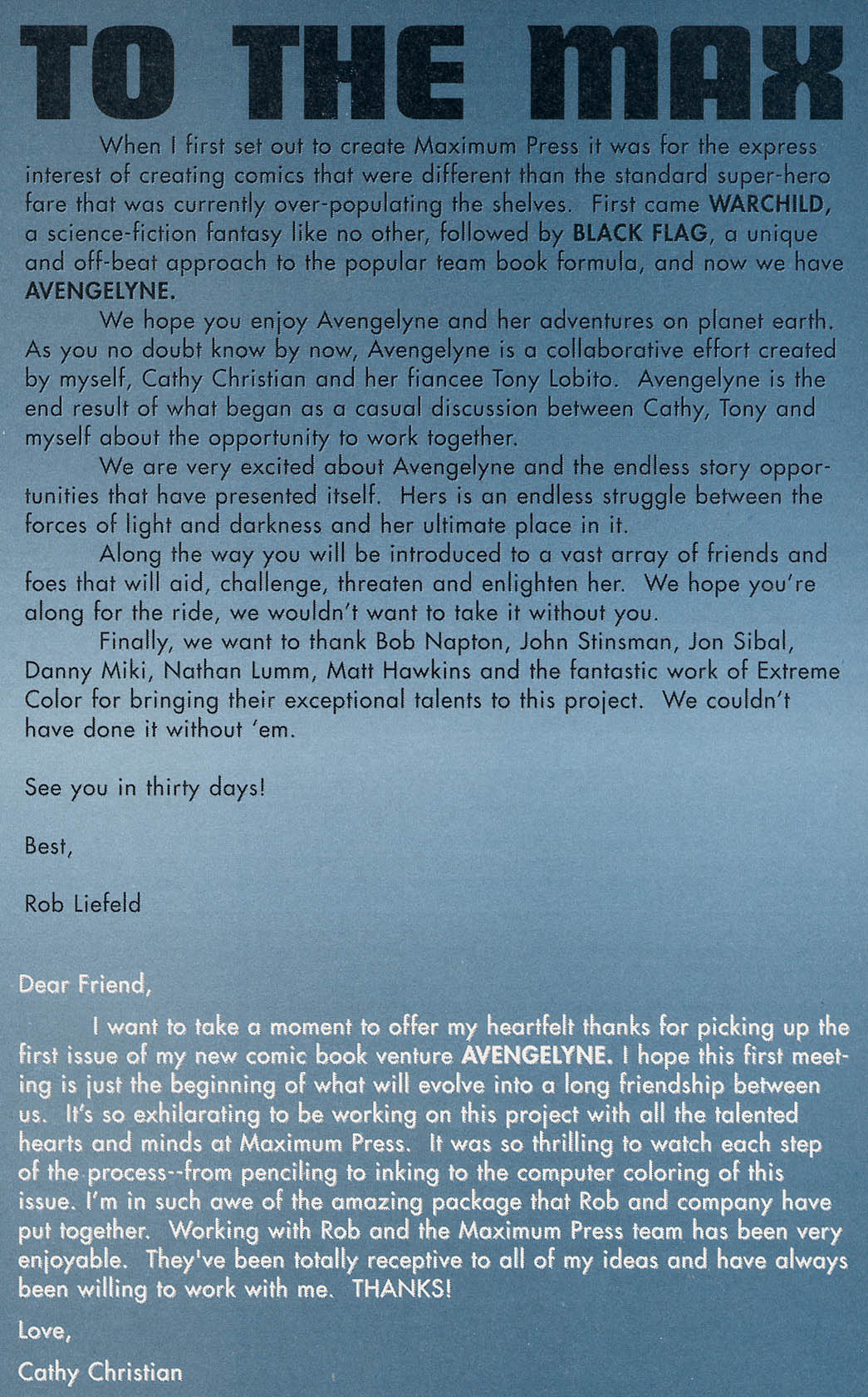 Read online Avengelyne (1995) comic -  Issue #1 - 24
