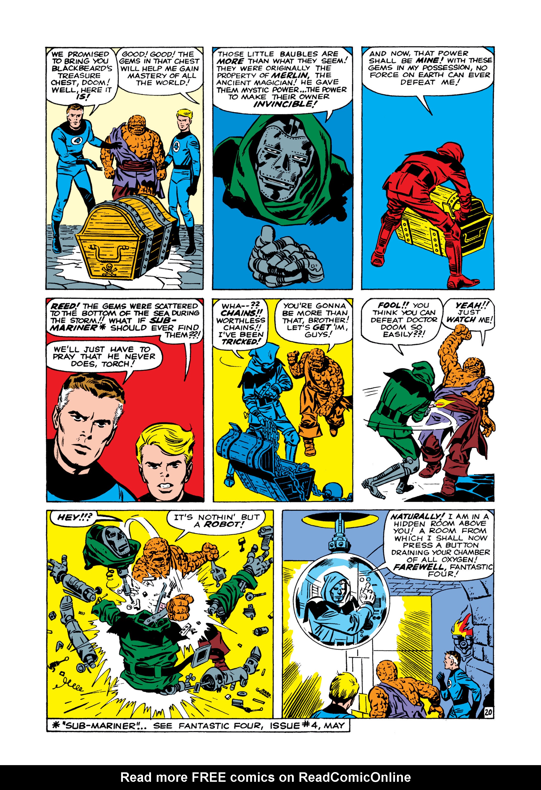 Read online Fantastic Four (1961) comic -  Issue #5 - 21