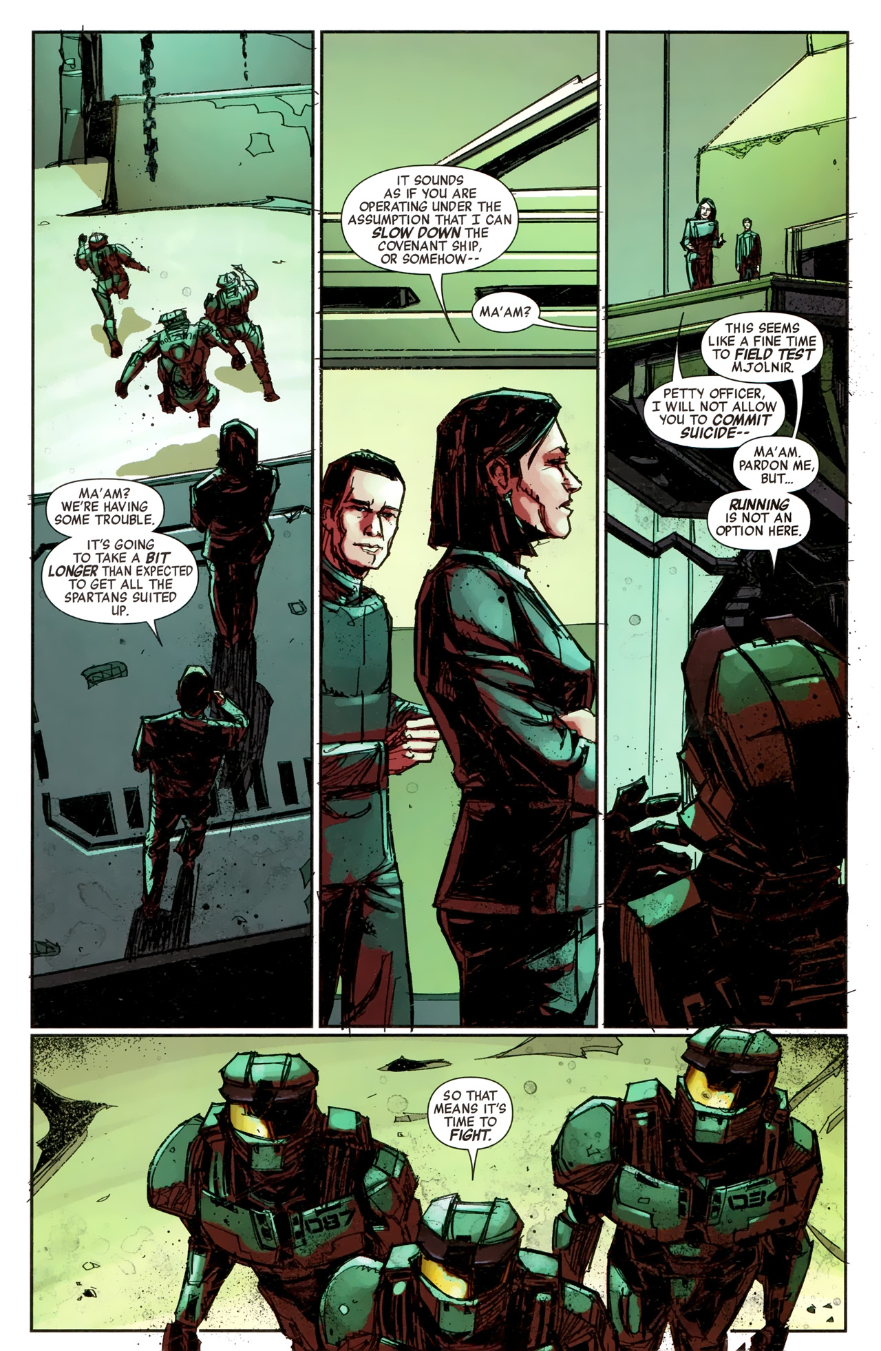 Read online Halo: Fall Of Reach - Covenant comic -  Issue #1 - 18