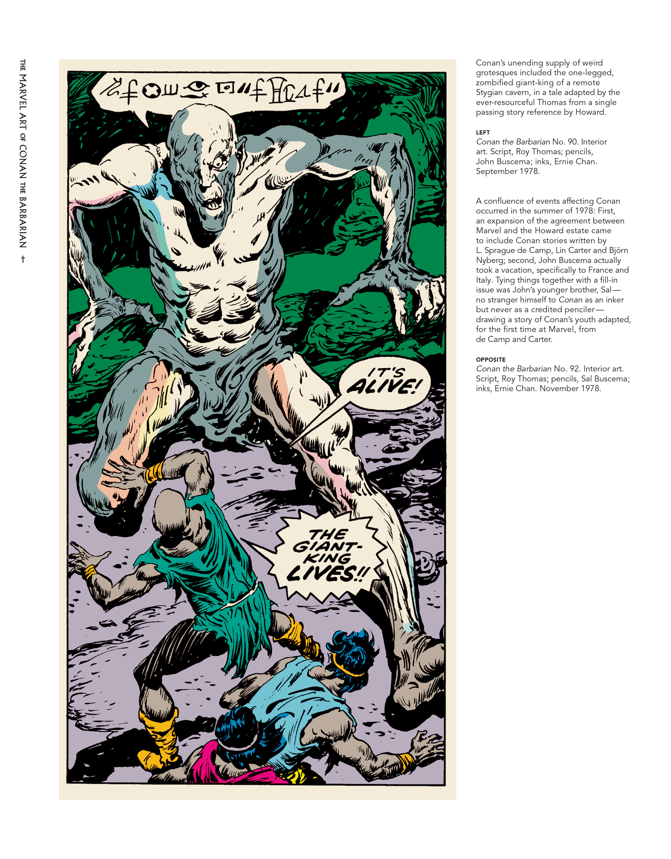 Read online Marvel Art of Conan the Barbarian comic -  Issue # TPB (Part 1) - 94