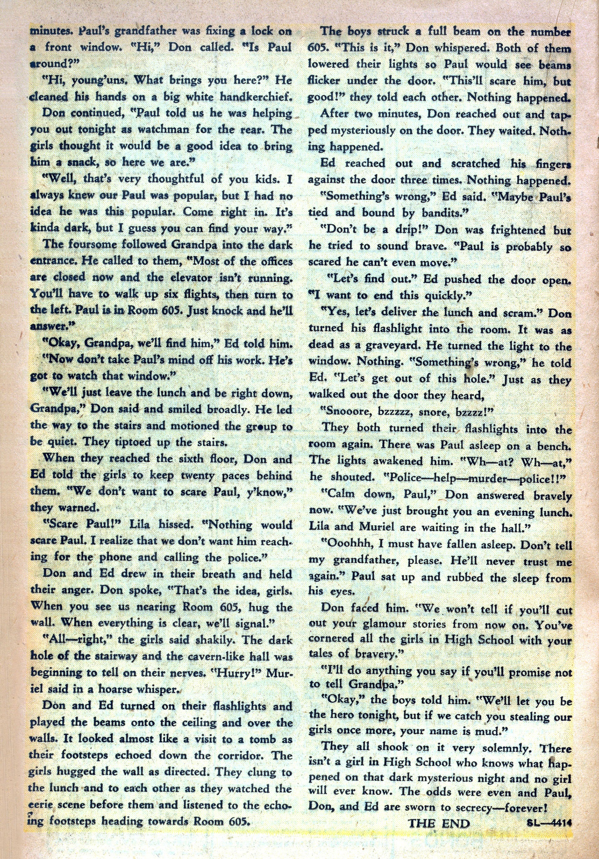 Read online Mitzi's Boy Friend comic -  Issue #6 - 20