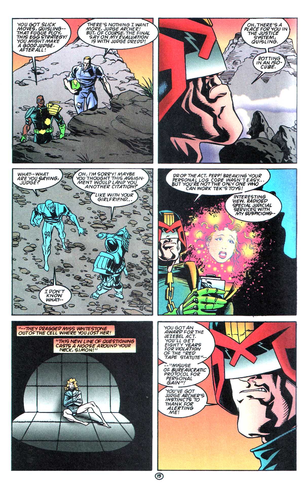 Read online Judge Dredd: Legends of the Law comic -  Issue #7 - 19