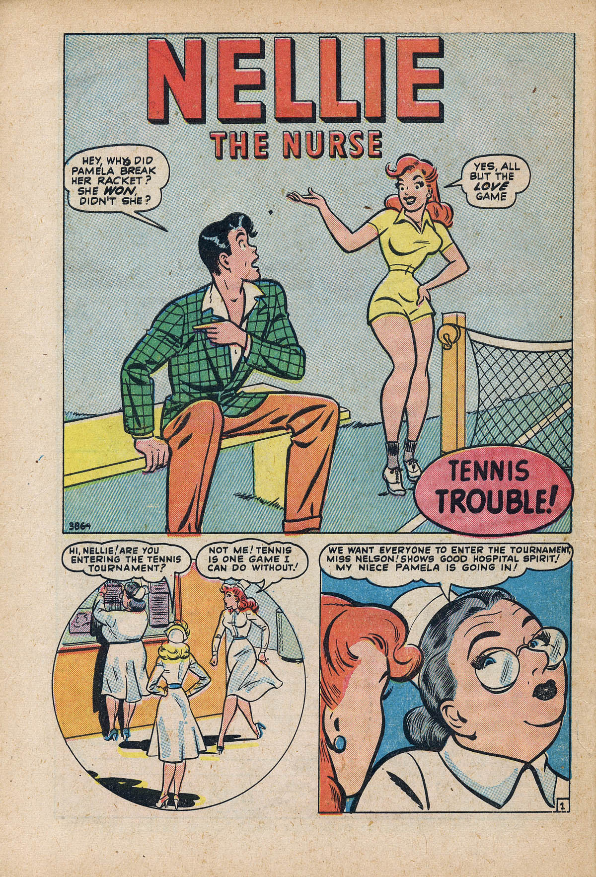 Read online Nellie The Nurse (1945) comic -  Issue #27 - 10