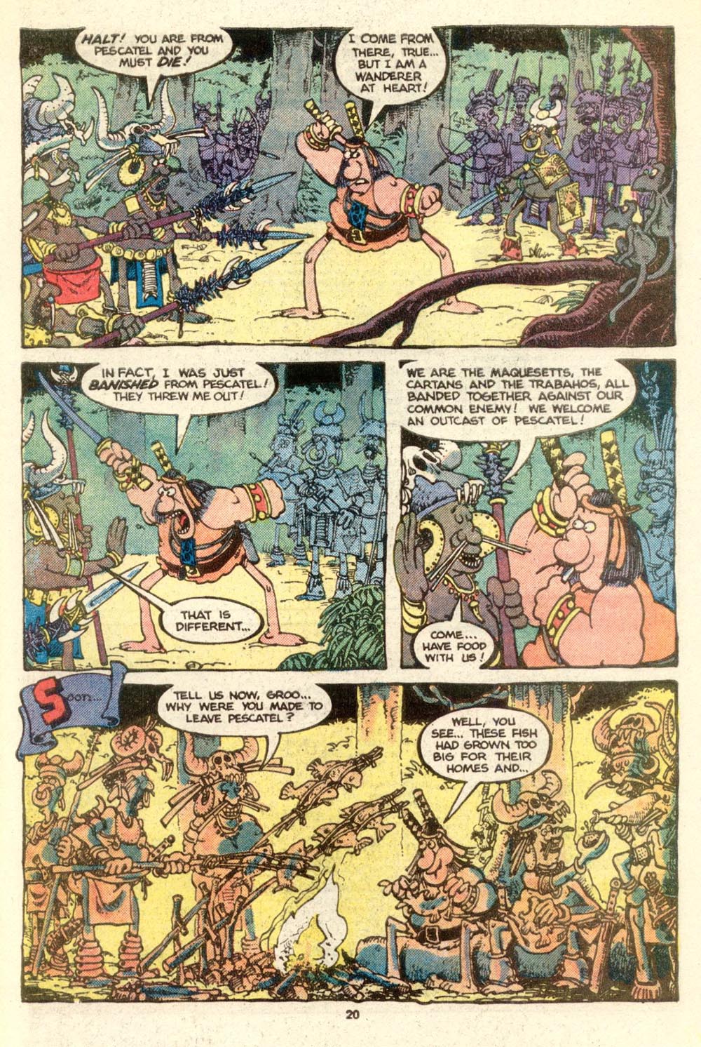 Read online Sergio Aragonés Groo the Wanderer comic -  Issue #17 - 20