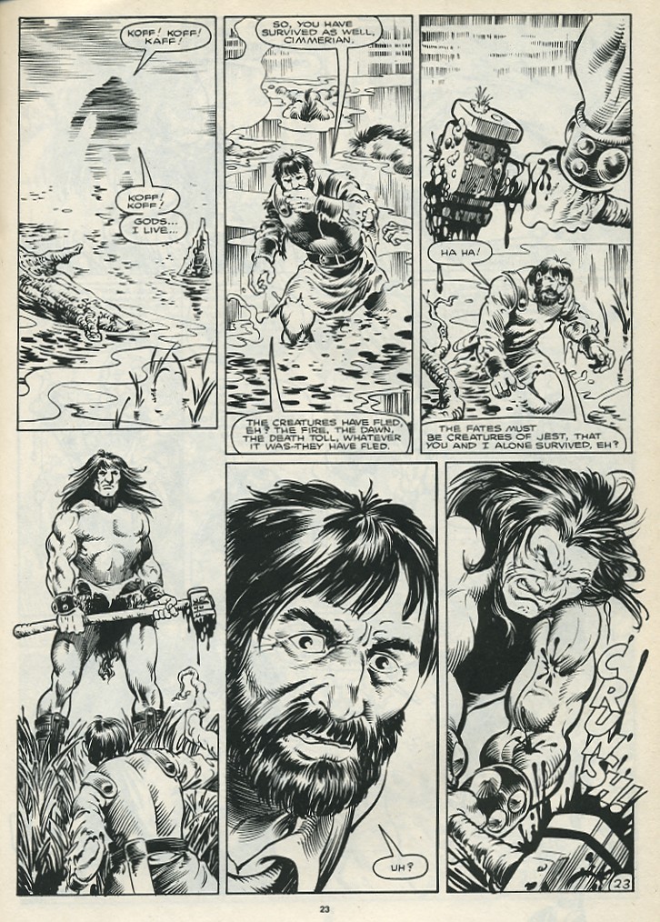 Read online The Savage Sword Of Conan comic -  Issue #172 - 25