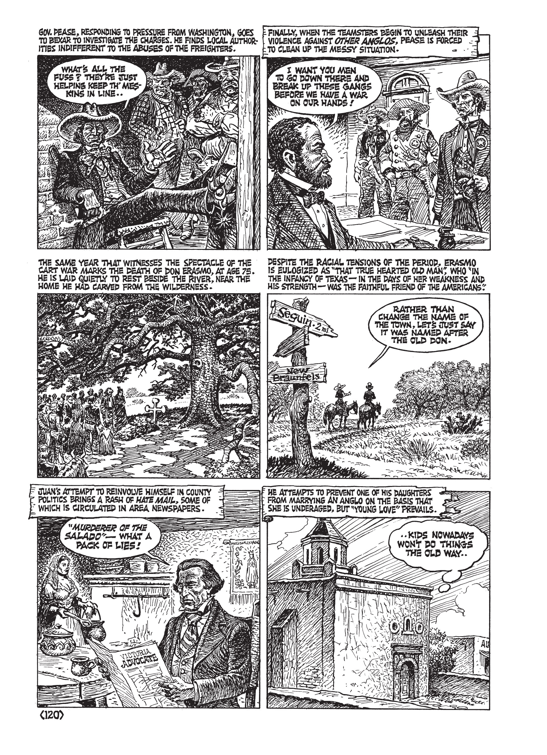 Read online Jack Jackson's American History: Los Tejanos and Lost Cause comic -  Issue # TPB (Part 2) - 24