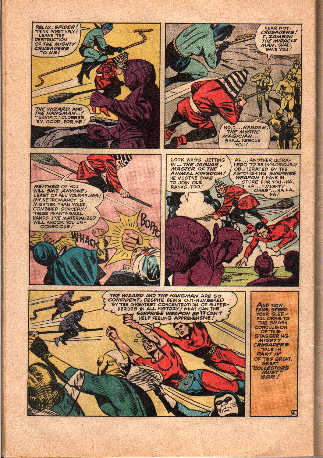 Read online The Mighty Crusaders (1965) comic -  Issue #4 - 20
