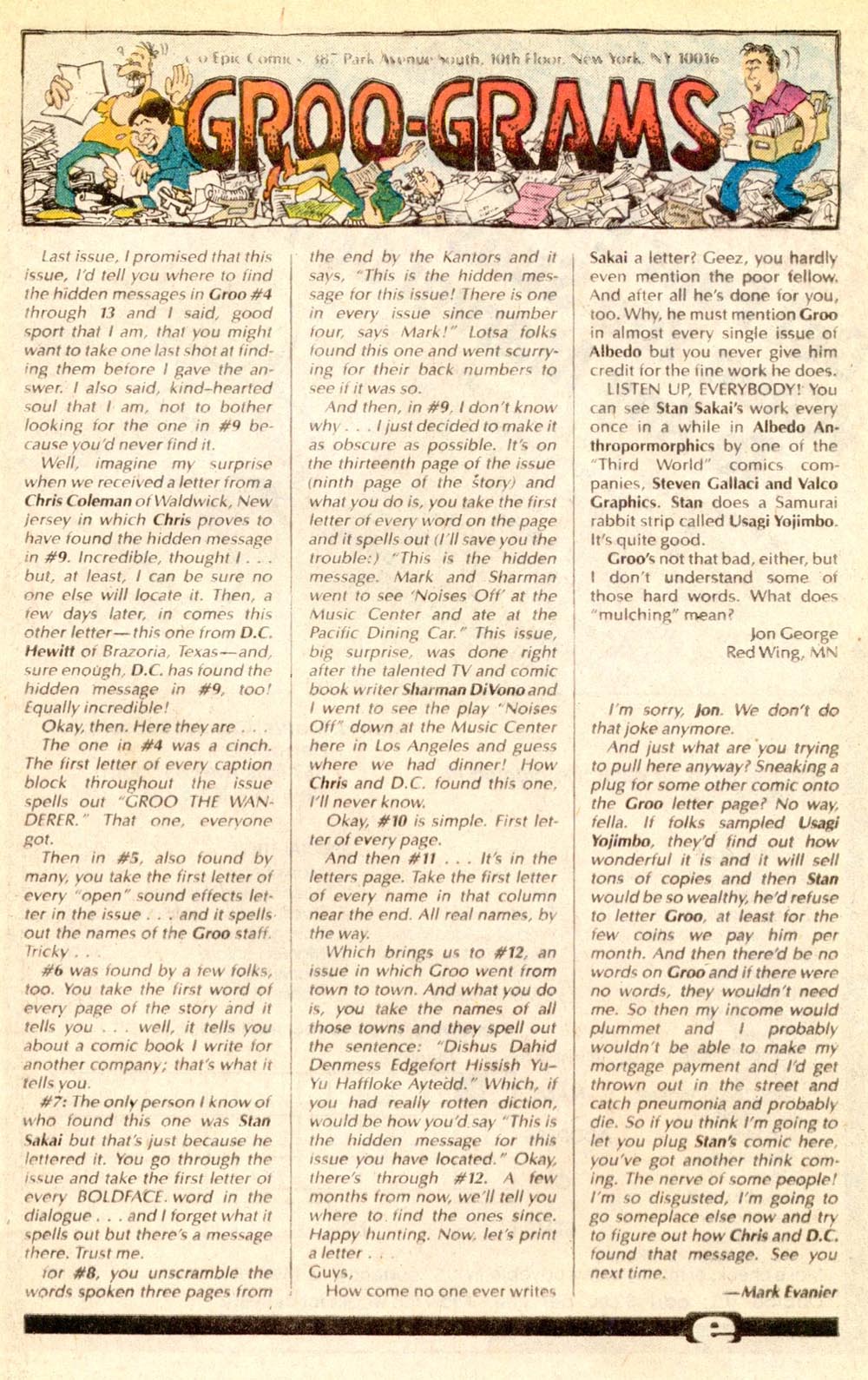 Read online Sergio Aragonés Groo the Wanderer comic -  Issue #21 - 24