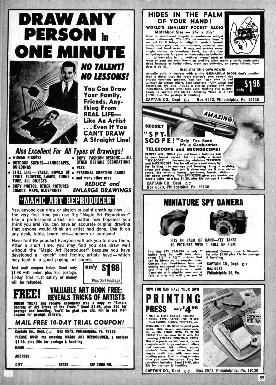 Read online Creepy (1964) comic -  Issue #7 - 59