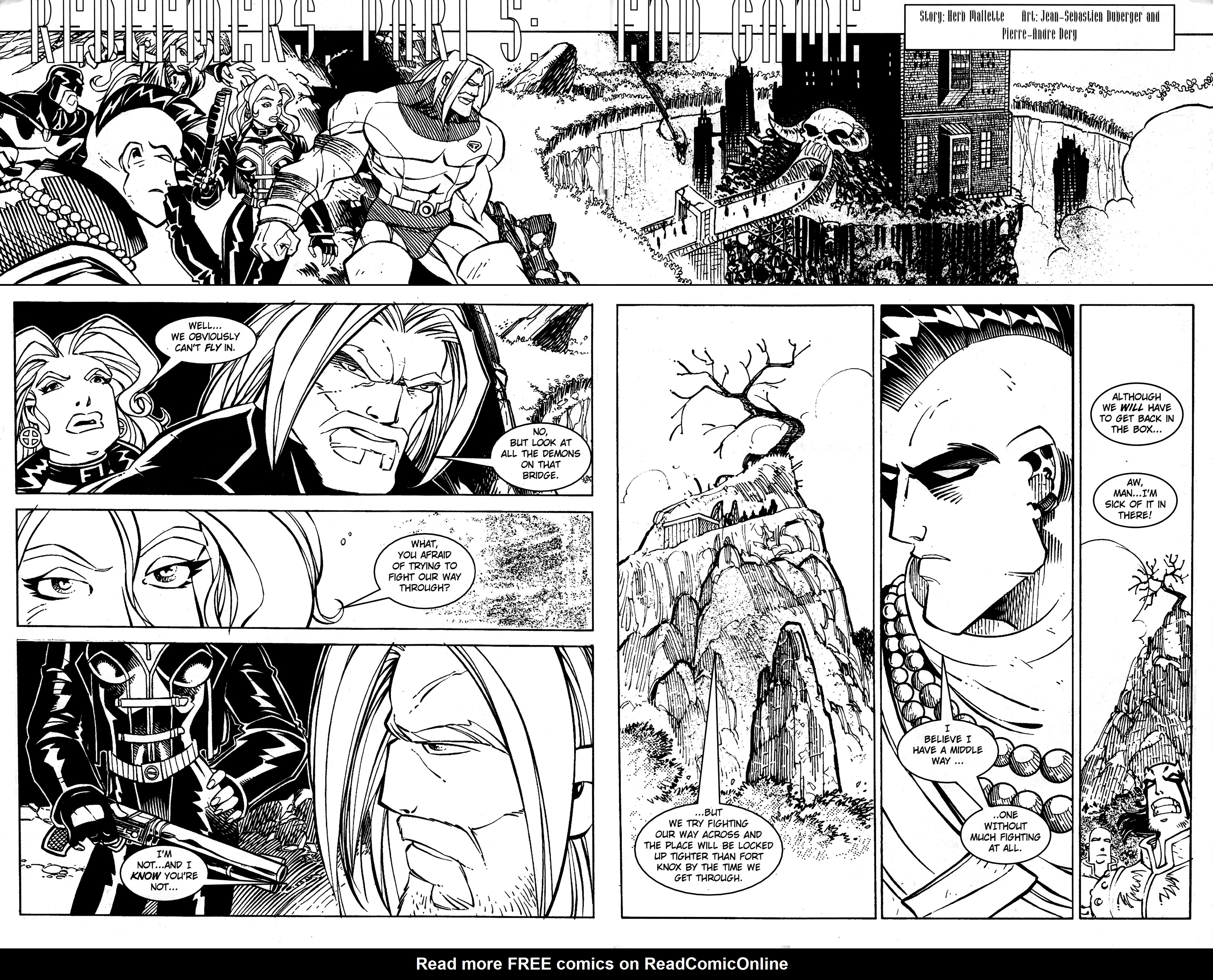 Read online Warrior Nun: Black & White comic -  Issue #16 - 4