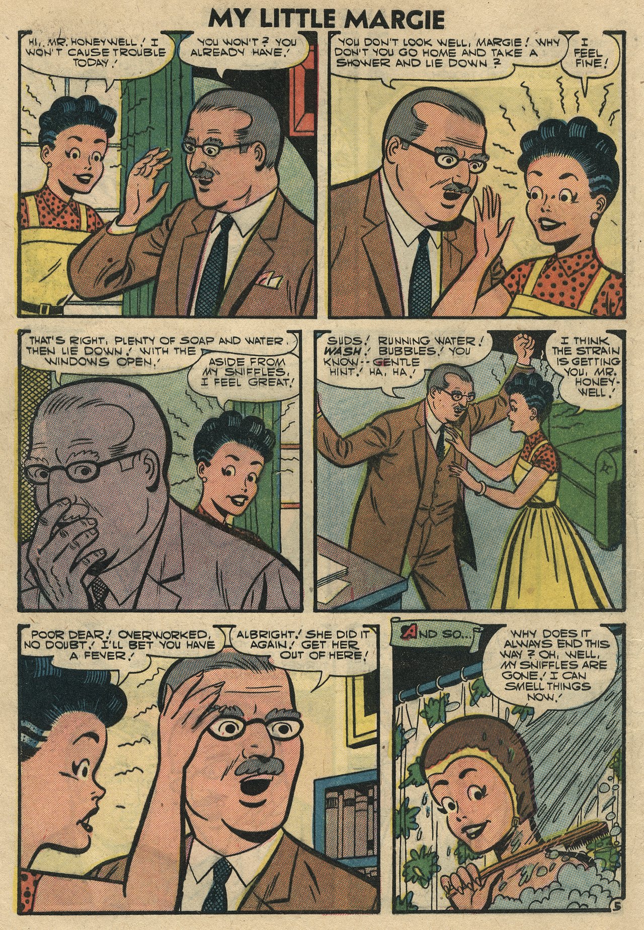 Read online My Little Margie (1954) comic -  Issue #17 - 8