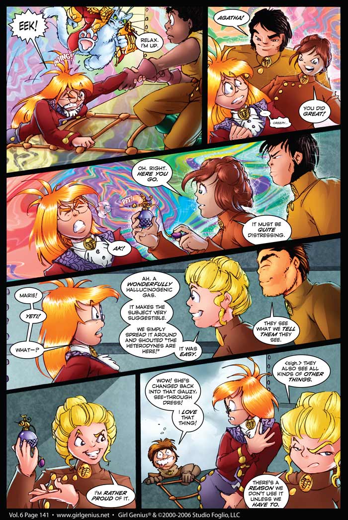 Read online Girl Genius (2002) comic -  Issue #6 - 142