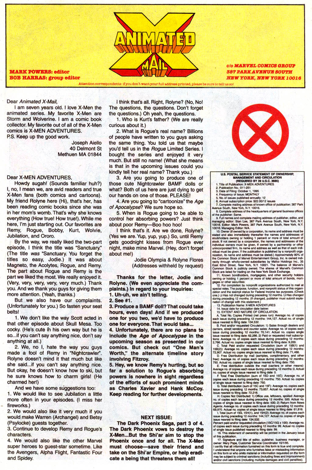 Read online X-Men Adventures (1995) comic -  Issue #11 - 25