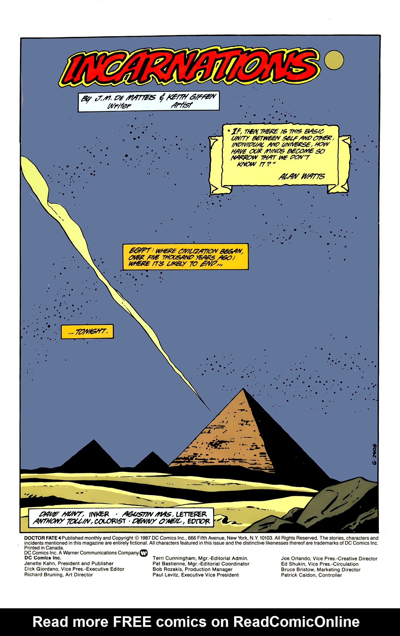 Read online Doctor Fate (1987) comic -  Issue #4 - 2