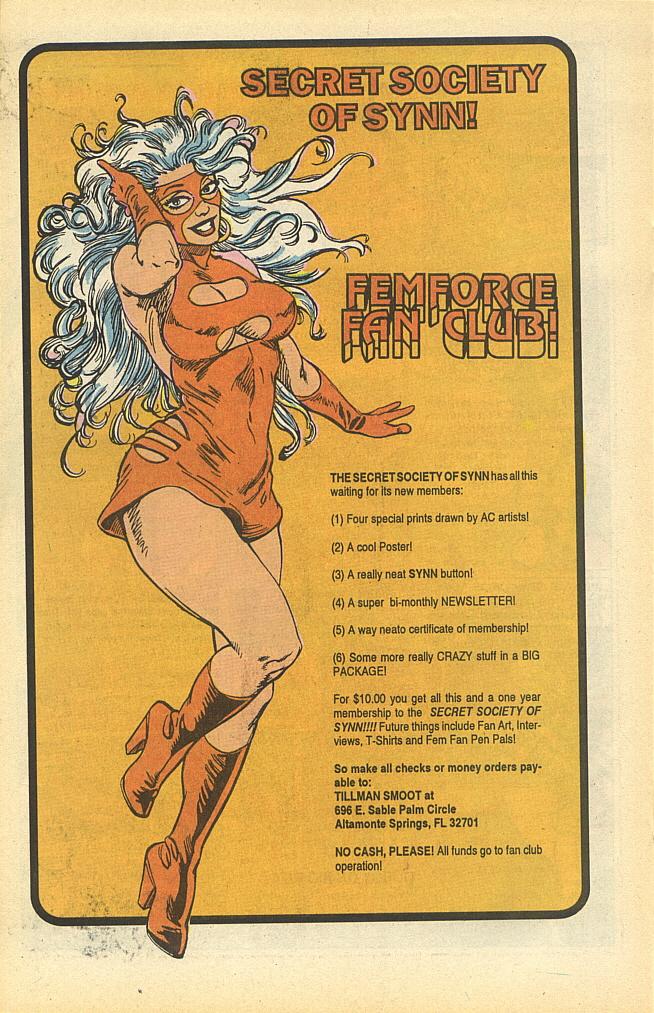 Read online Femforce comic -  Issue #64 - 22