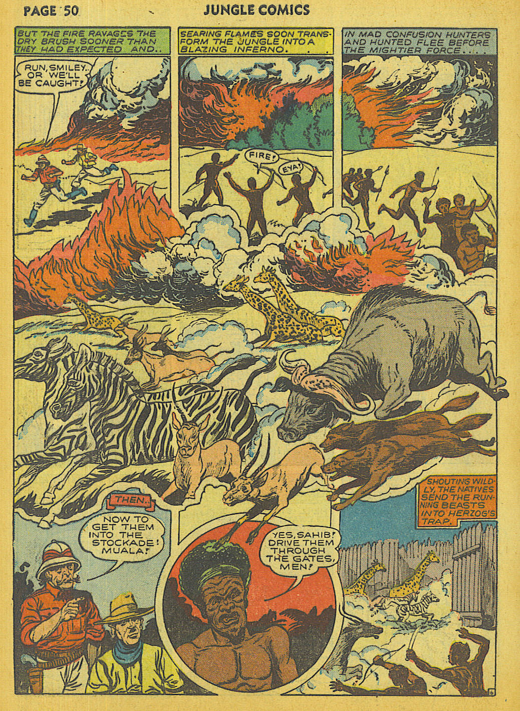 Read online Jungle Comics comic -  Issue #27 - 52