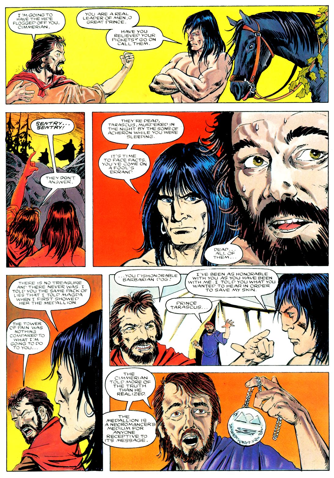 Read online Marvel Graphic Novel comic -  Issue #19 - Conan - The  Witch Queen of Acheron - 37