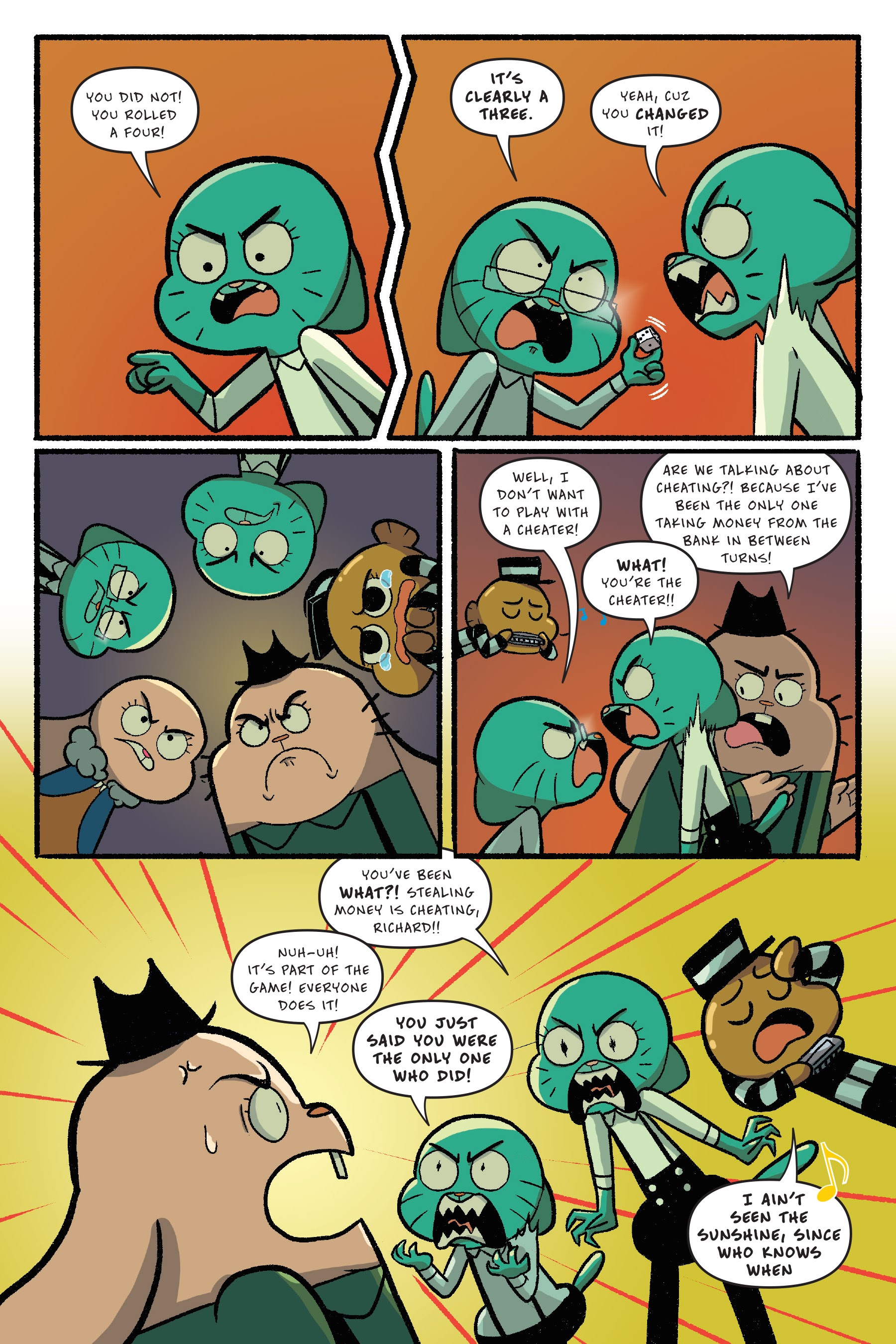 Read online The Amazing World of Gumball: The Storm comic -  Issue # TPB - 30