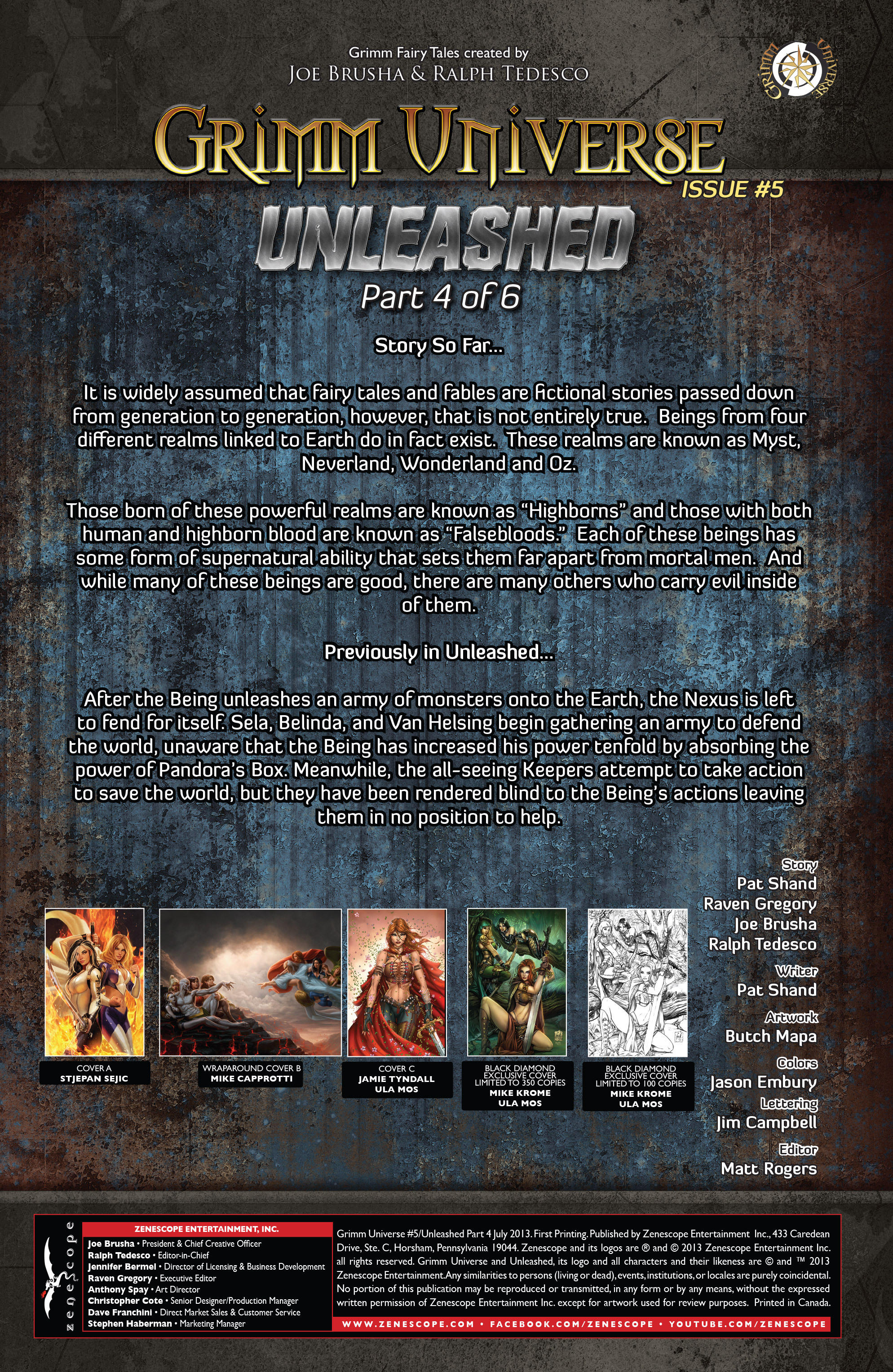 Read online Grimm Fairy Tales Unleashed (2013) comic -  Issue # TPB 2 - 6