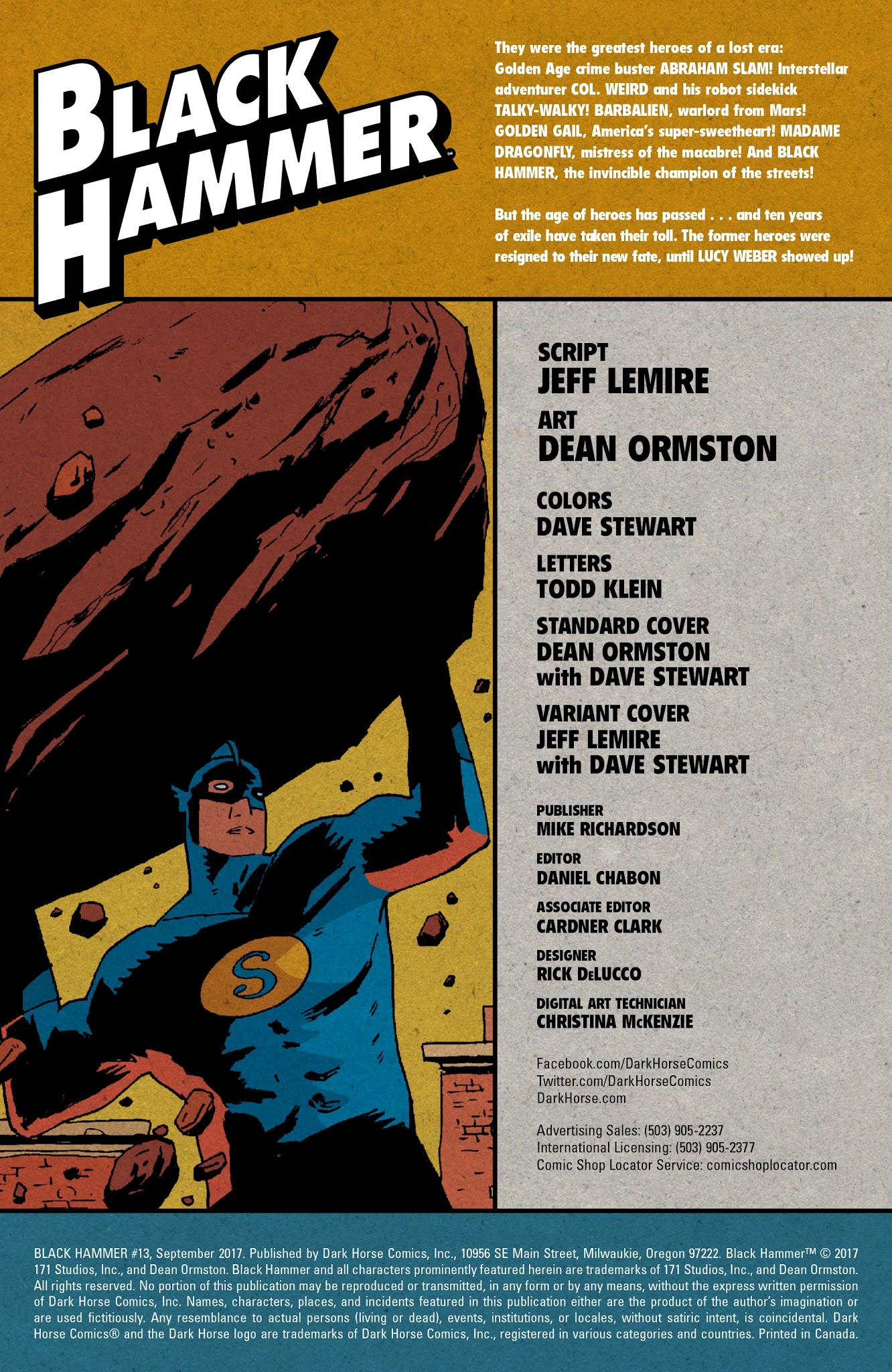 Read online Black Hammer comic -  Issue #13 - 2