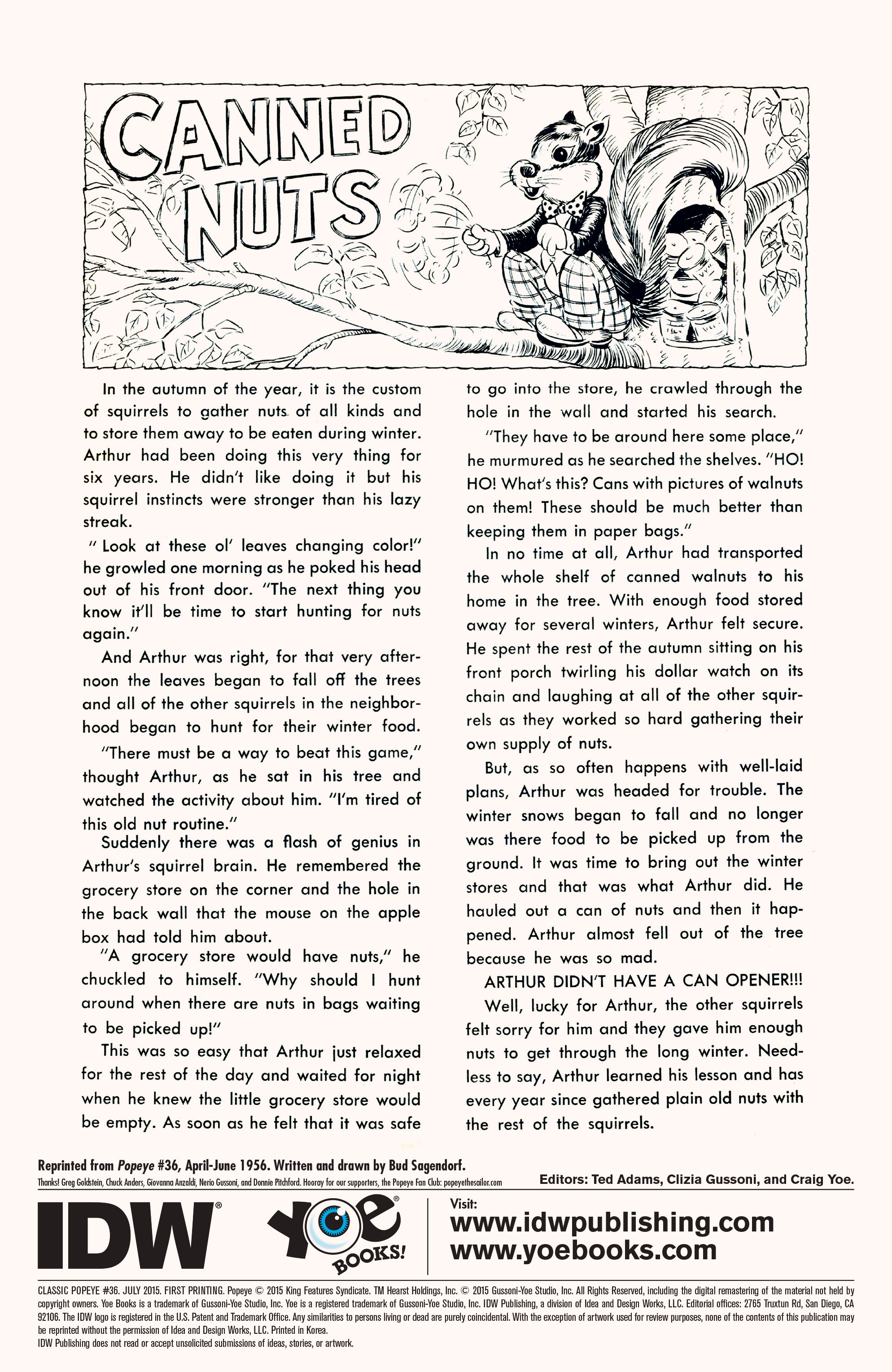 Read online Classic Popeye comic -  Issue #36 - 34