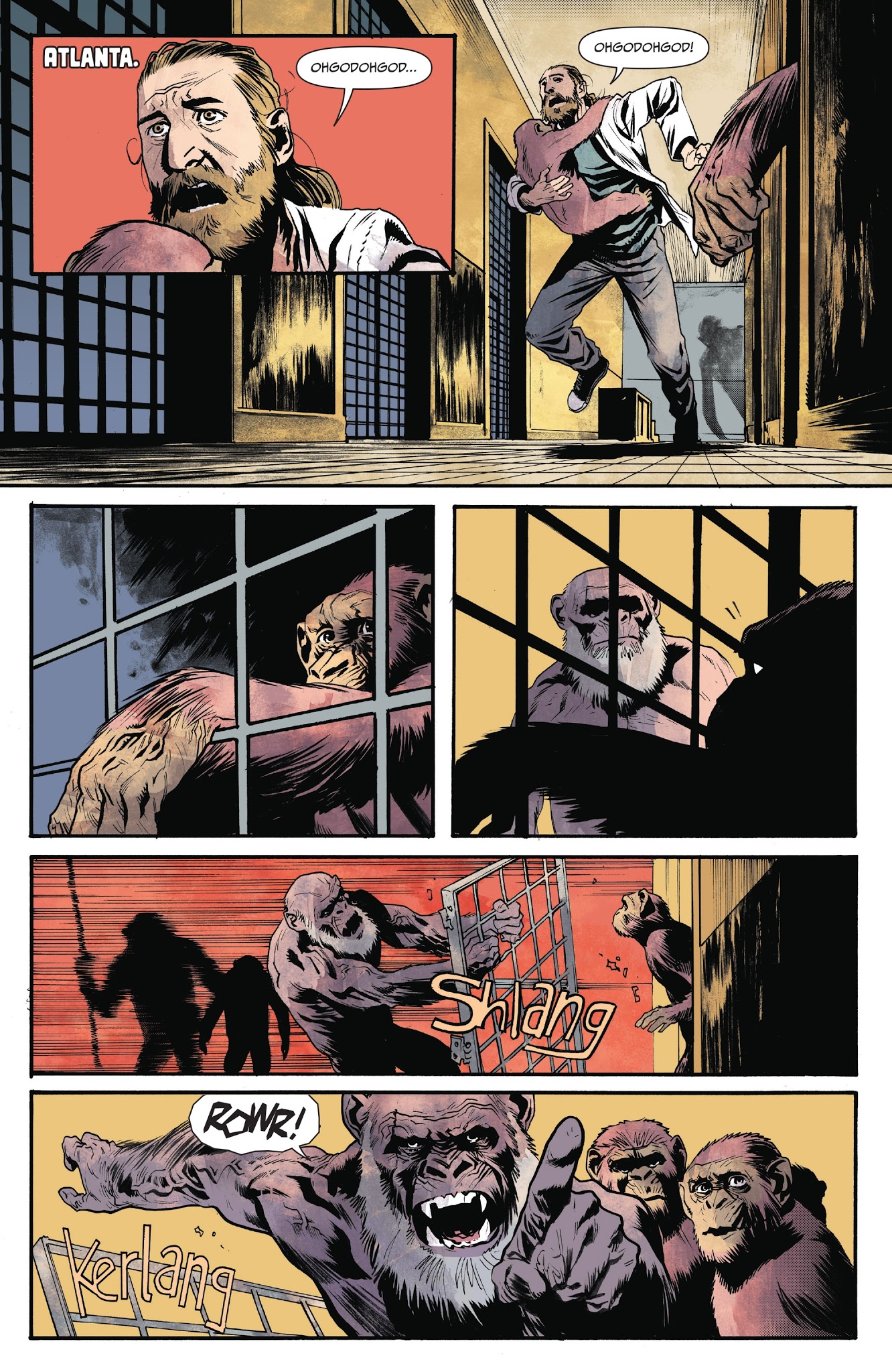 Read online War for the Planet of the Apes comic -  Issue #4 - 5