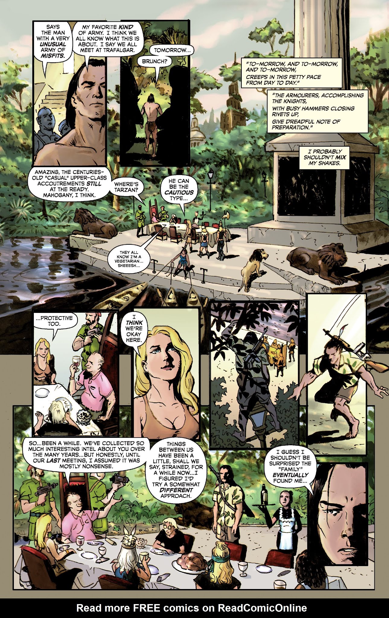 Read online The Once and Future Tarzan comic -  Issue # TPB - 42