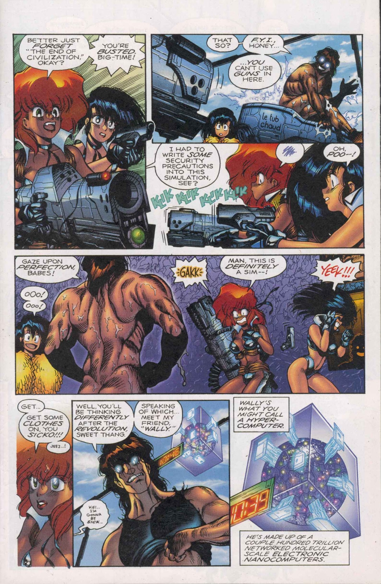 Read online The Dirty Pair: Sim Hell Remastered comic -  Issue #4 - 7