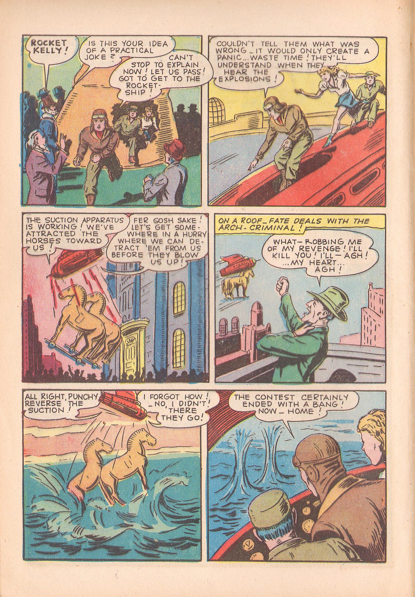 Read online Rocket Kelly (1945) comic -  Issue #2 - 12