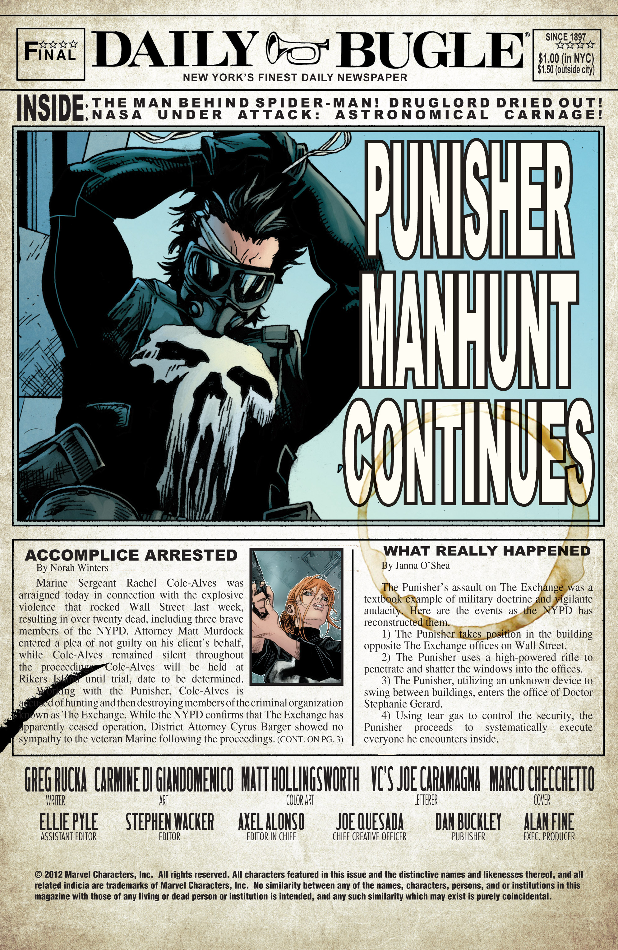 Read online Punisher: War Zone (2012) comic -  Issue #1 - 2