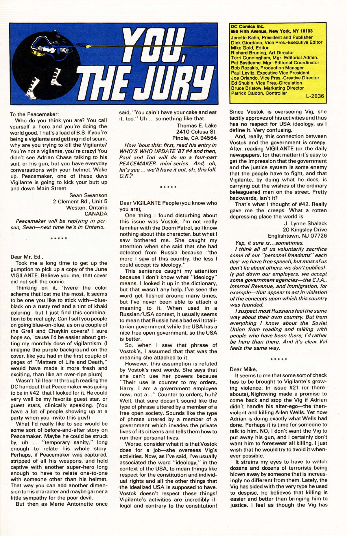Read online Vigilante (1983) comic -  Issue #46 - 30