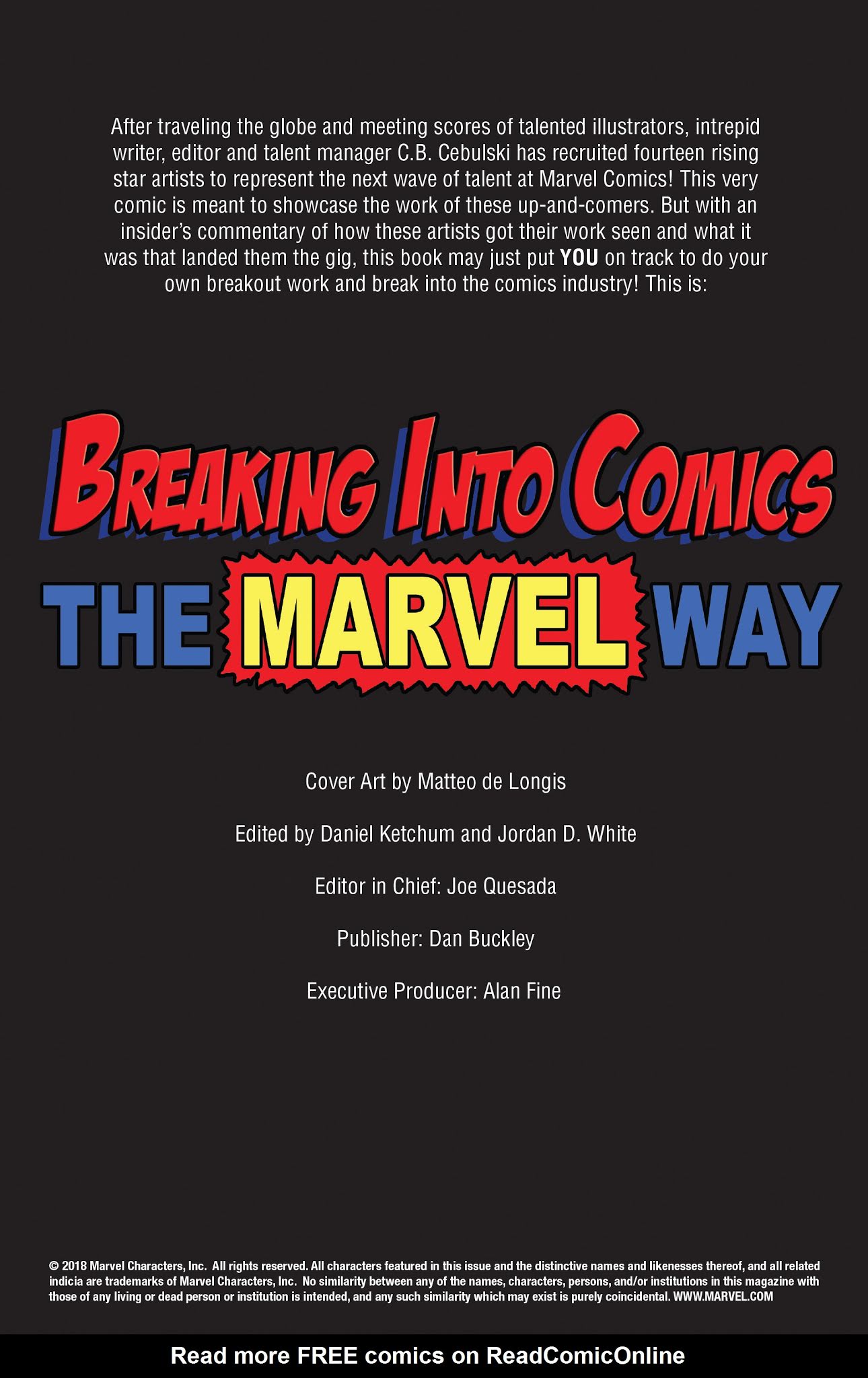 Read online Breaking Into Comics the Marvel Way! comic -  Issue #1 - 2